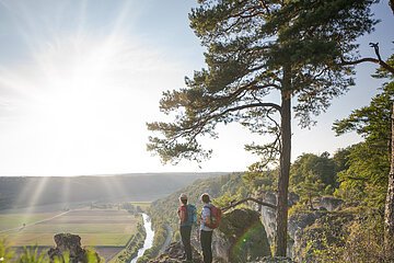 Wanderer auf der Arnsberger Leite